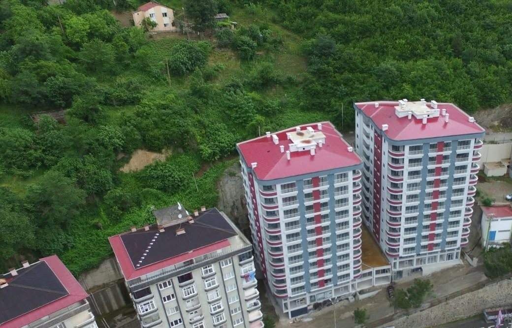 Yeşil Vadi Sitesi proje bloklarının üst açıdan genel görünümü.